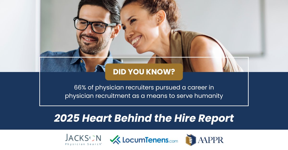 66% of physician recruiters pursued this career to serve humanity. This is a reminder that each placement is an act of impact.

Download Report: bit.ly/4gwVYLq 

#AAPPR #PhysicianRecruitment #NewResearch