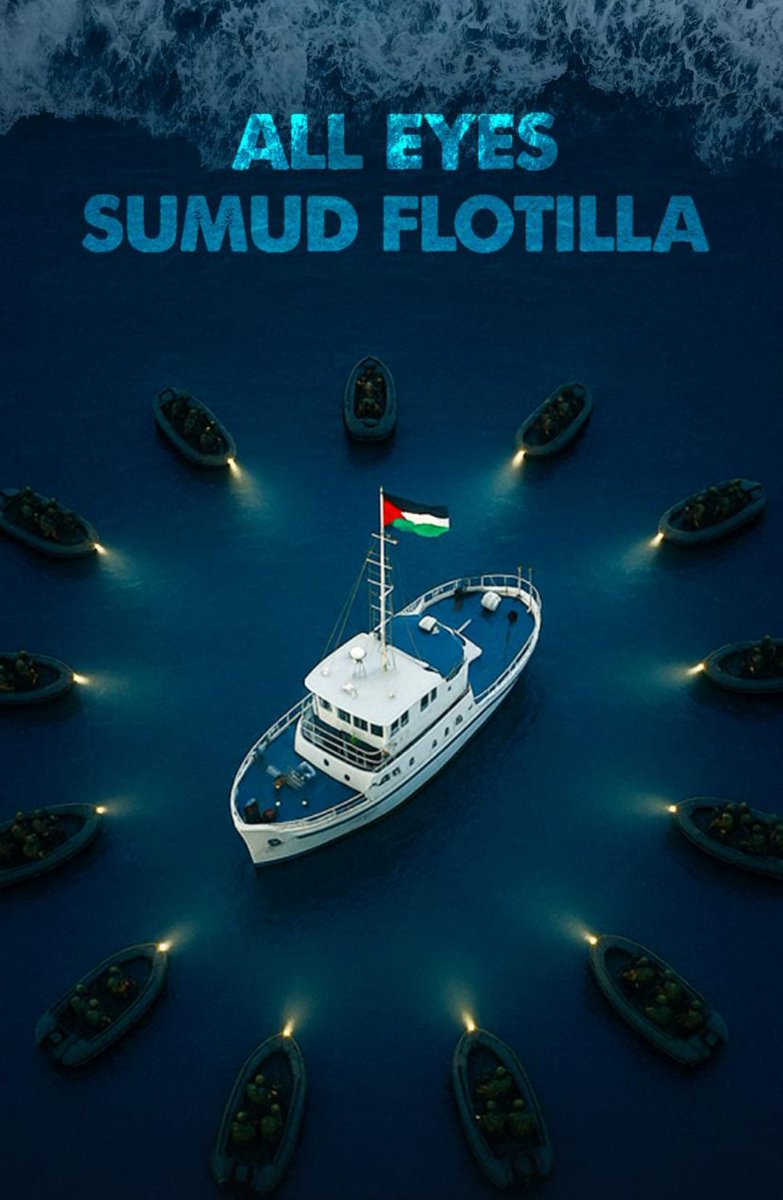 Gözümüz denizde, kalbimiz Gazze’de. 
#Sumudukoruyun