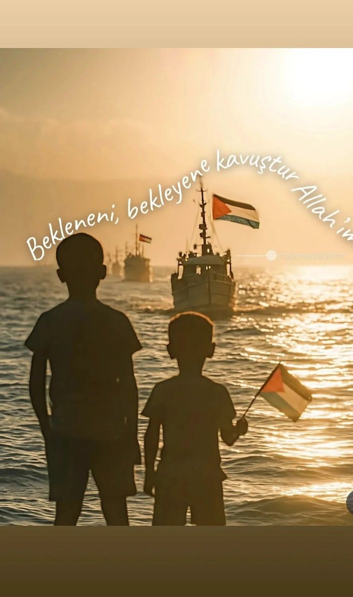 Bekleneni, bekleyene kavuştur Allah'ım...

#MyAgendaSumud
#SumuduSavun
#SumudFilosunuKoruyun#SumuduSavun