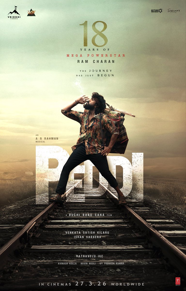 itz_Suhaas's tweet image. Babai OG movie tho Sagam satisfied, Migilina Sagam #Peddi tho nuvve Fulfill cheyyali anna @AlwaysRamCharan
Mar 27,2026! See You soon Charan anna ❤️