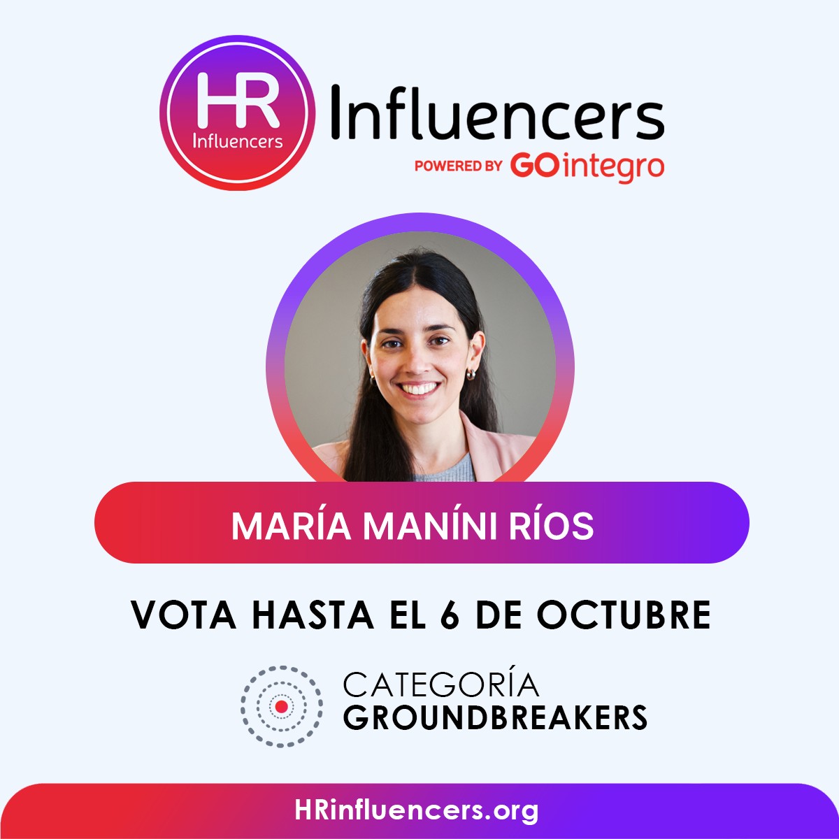 ¡Nominadas al ranking #HRInfluencers!

Por tercer año consecutivo, tres líderes de nuestro equipo están en el ranking de <a href="/GOintegro/">GOintegro</a>, que reconoce personas destacadas de empresas y del área de gestión de personas.👏

¡Felicitaciones por este reconocimiento! 🎉

👇