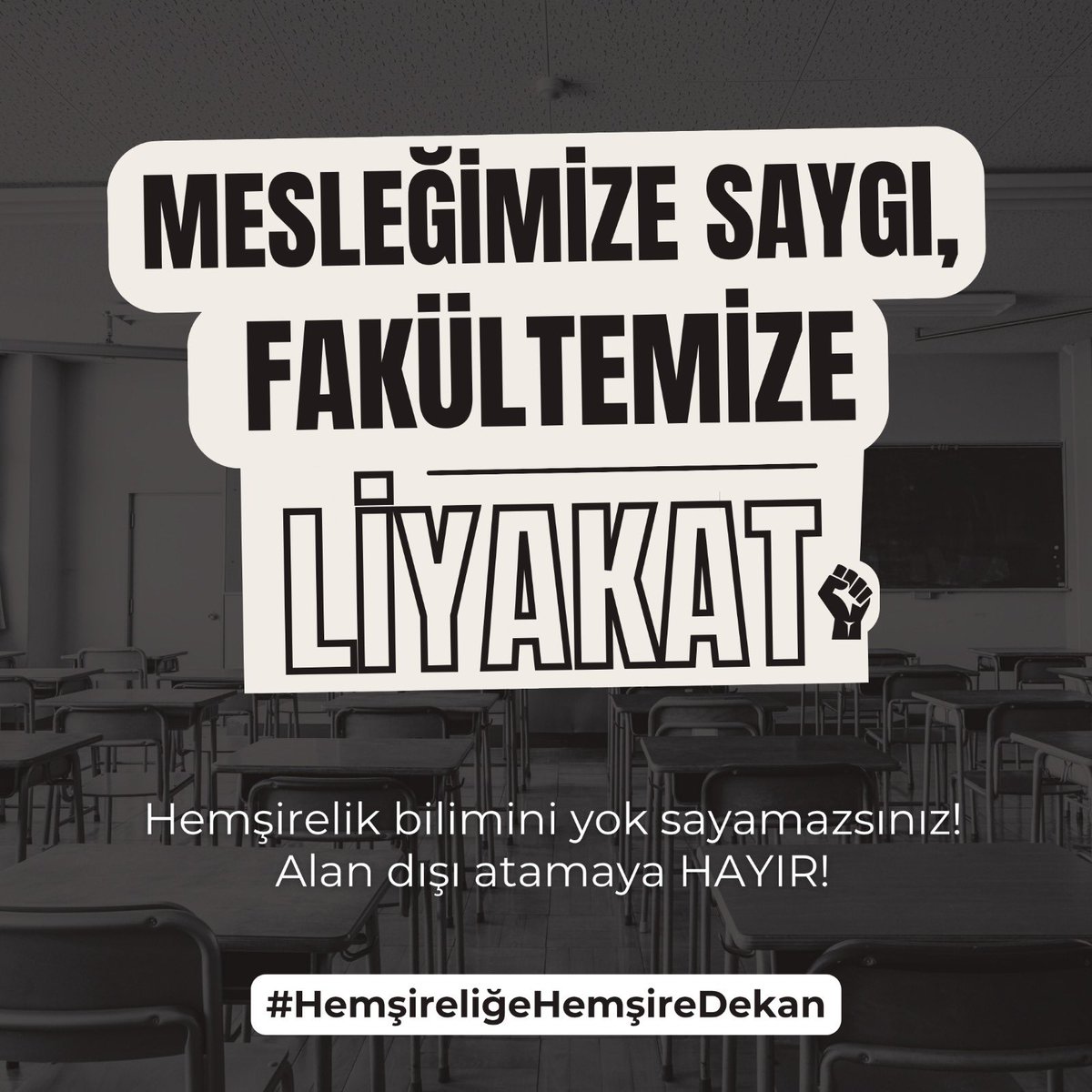 Mesleğimize saygı, fakültemize liyakat! Hemşirelik bilimini yok sayamazsınız! Alan dışı atamaya HAYIR!
#HemşireliğeHemşireDekan

<a href="/universitemDEU/">Dokuz Eylül Üniversitesi</a>
<a href="/DeuGenel/">Dokuz Eylül Üniversitesi Genel Sekreterliği</a> 
<a href="/hemsirelikdeu/">DEÜ Hemşirelik Fakültesi</a>
<a href="/_bayramyilmaz_/">Prof. Dr. Bayram Yılmaz</a> 
<a href="/cardioceptor/">Mehmet Birhan YILMAZ 🇹🇷</a> 
<a href="/erolozvar/">Erol Özvar</a>
<a href="/YuksekogretimK/">Yükseköğretim Kurulu</a>
