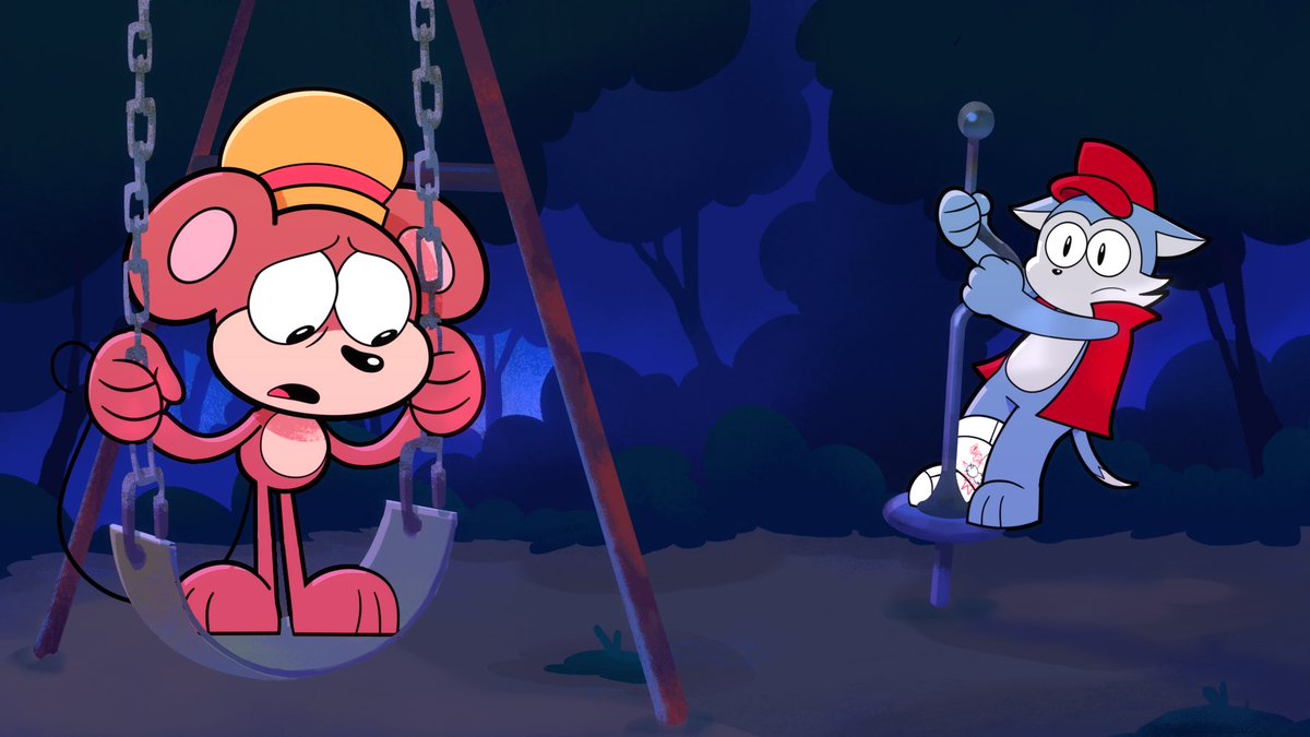 Here’s an example of a shot from Episode 2 before and after compositing! 

Definitely won’t be as overboard as the pilot but I think it adds a lot!