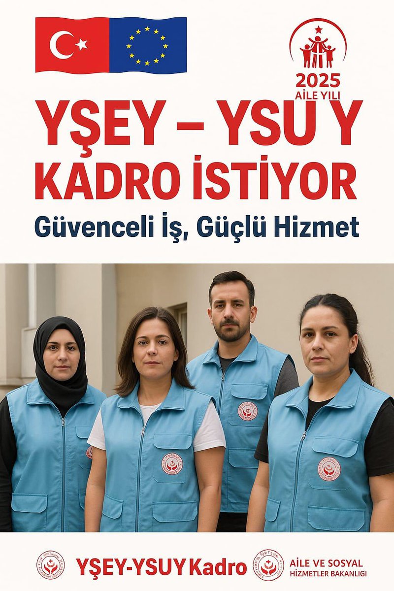 KFatin72057's tweet photo. Her gün yüzlerce aileye, çocuğa uzanan YŞEY-YSUY çalışanlarıyız. Devletimizin en güçlü eli olduk. Şimdi biz de devlet güvencesiyle kalıcı istihdam bekliyoruz.

#YseyYsuyAilesiMujdeBekliyor

@RTErdogan
@dbdevletbahceli
@MahinurOzdemir
@SayimMadak
@ztarikdaroglu
@LemanYenigunAk https://t.co/814tJ7HpQ8