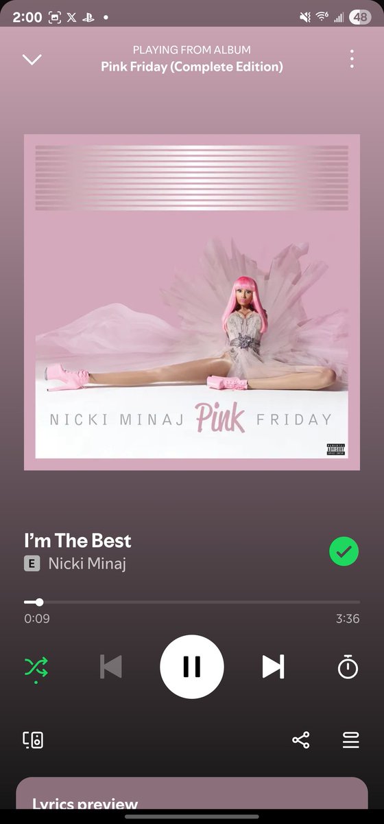 ElReyRomarioo's tweet image. Starting off the streams with the debut 🔥🔥 next is #PinkFridayRomanReloaded album
@NICKIMINAJ