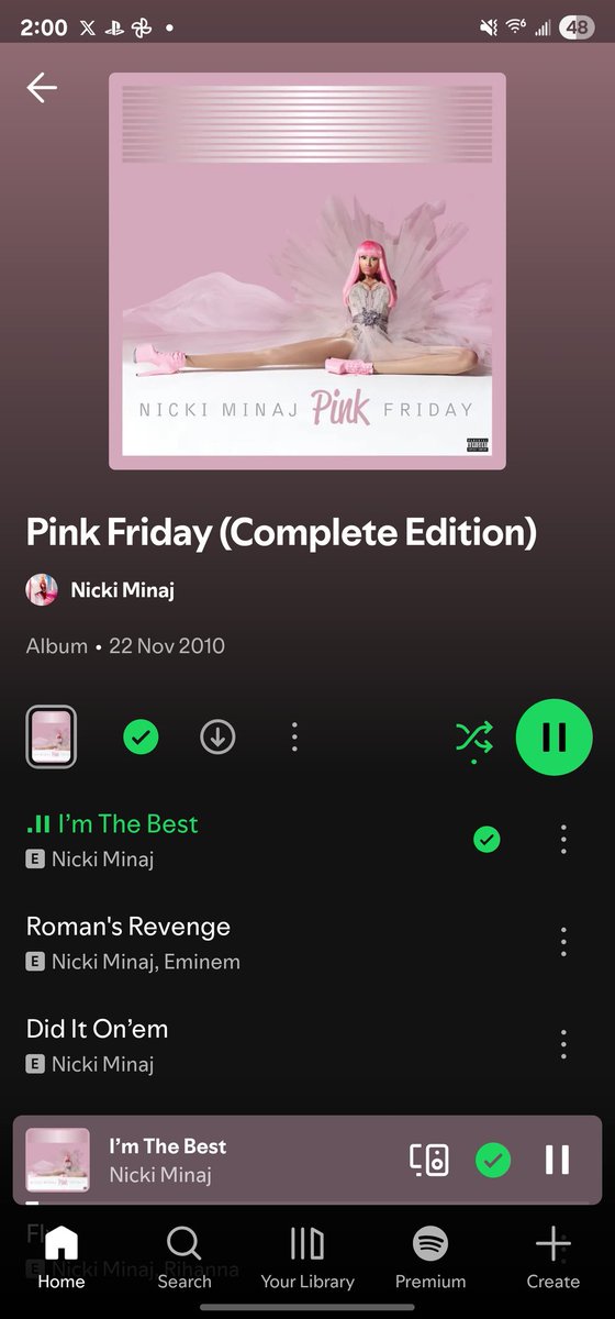 ElReyRomarioo's tweet image. Starting off the streams with the debut 🔥🔥 next is #PinkFridayRomanReloaded album
@NICKIMINAJ