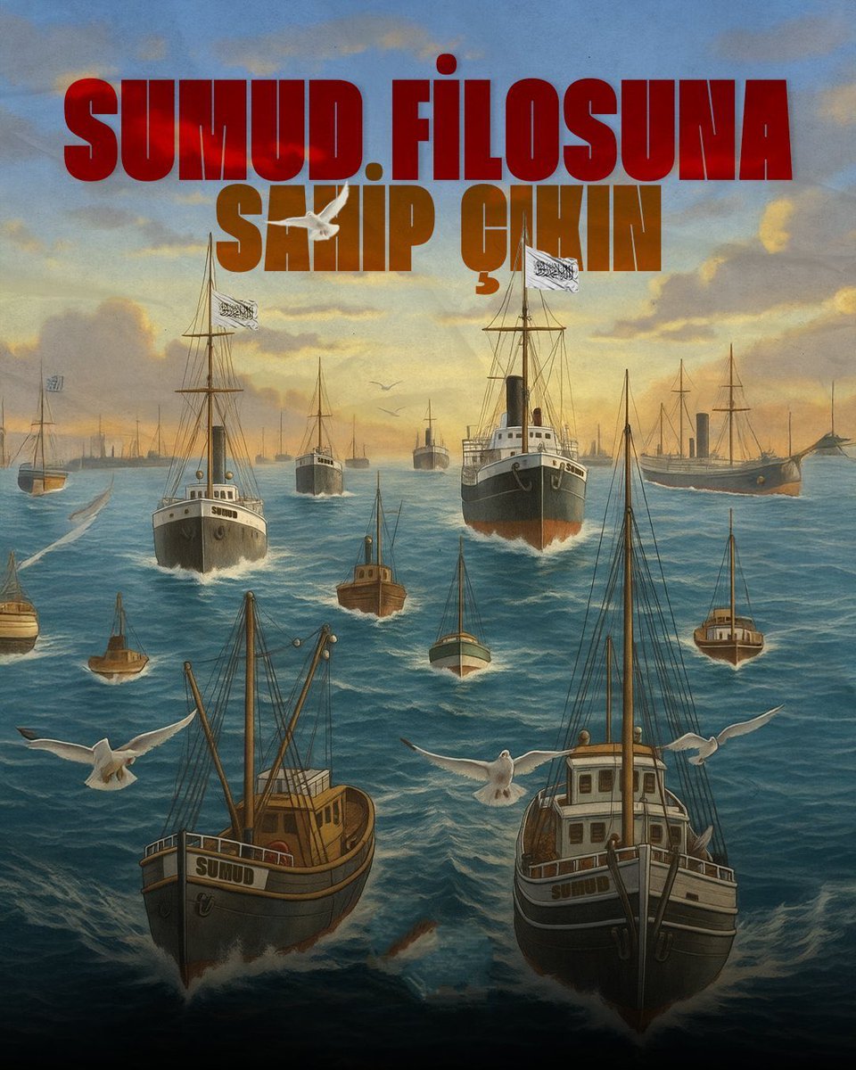 ❗Vicdan yükümüzü taşıyan Sumud Filosu saldırı altında! Yayalım ve duyuralım!
#Sumudukoruyun 
#SumudForGaza
#SumuduSavun
#SumudFlotillaSaldırıAltında#SumuduSavun