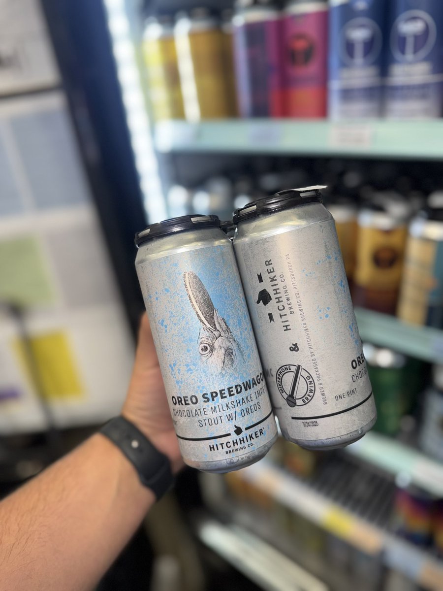 It’s baaaaaaaaaaack!🎉

<a href="/Hitchhikerbrew/">Hitchhiker Brewing</a>’s once a year fan favorite imperial stout, Oreo Speedwagon, has returned to Creekside Beer this afternoon! Originally brewed in collaboration with <a href="/mikerphonebrew/">mikerphonebrewing</a> and conditioned on over 300 pounds of Oreo cookies, this 10.5% ABV brew is