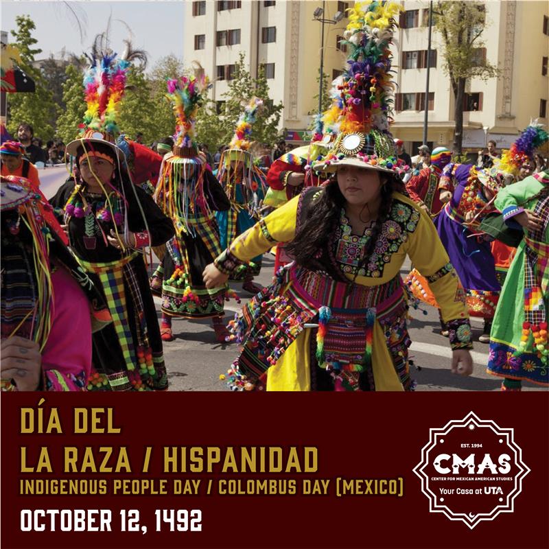CMAS at UTA (@cmasatuta) on Twitter photo Happy Día de la Raza from #CMAS!
#somosUTA #somosHSI #YourCasaatUTA
<a href="/UTArlington/">The University of Texas at Arlington</a> <a href="/HSIInitiatives/">UTA_HSI</a> <a href="/utastudents/">UTA Student Affairs</a> <a href="/utalibraries/">UTA Libraries</a> Happy Día de la Raza from #CMAS!
#somosUTA #somosHSI #YourCasaatUTA
<a href="/UTArlington/">The University of Texas at Arlington</a> <a href="/HSIInitiatives/">UTA_HSI</a> <a href="/utastudents/">UTA Student Affairs</a> <a href="/utalibraries/">UTA Libraries</a>