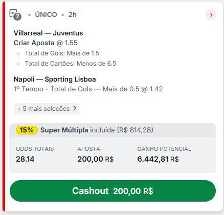 Link da aposta pronta na Superbet👇

bdeal.io/Superbet/90107…

Betzinha da champions 🔥