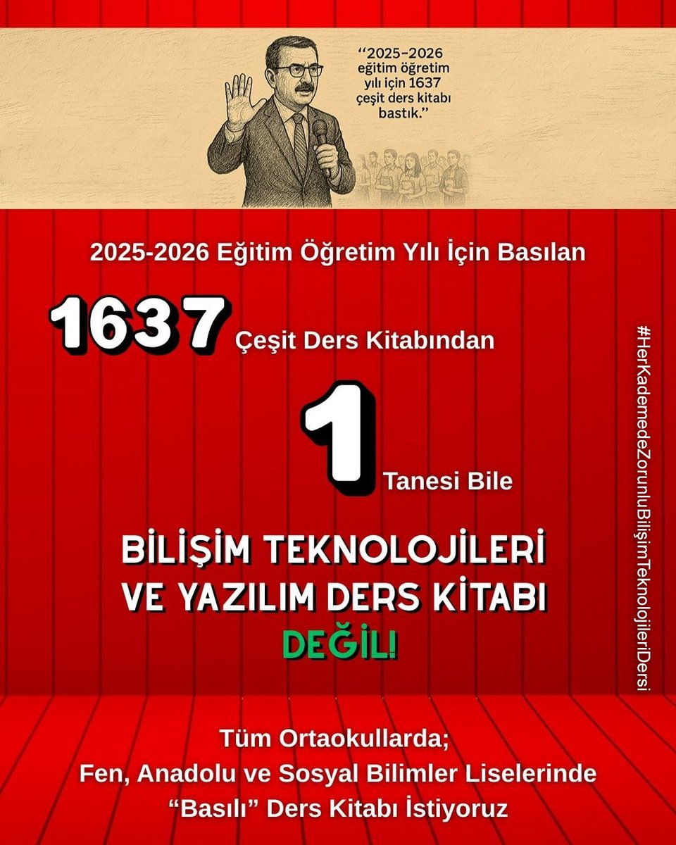 bilisimle's tweet photo. #HerKademedeZorunluBilişimTeknolojileriDersi @meb_ttkb @meb_ogm @meb_dinogretimi @tcmeb @tcbestepe @mebyegitek https://t.co/I6ajCT1L1L
