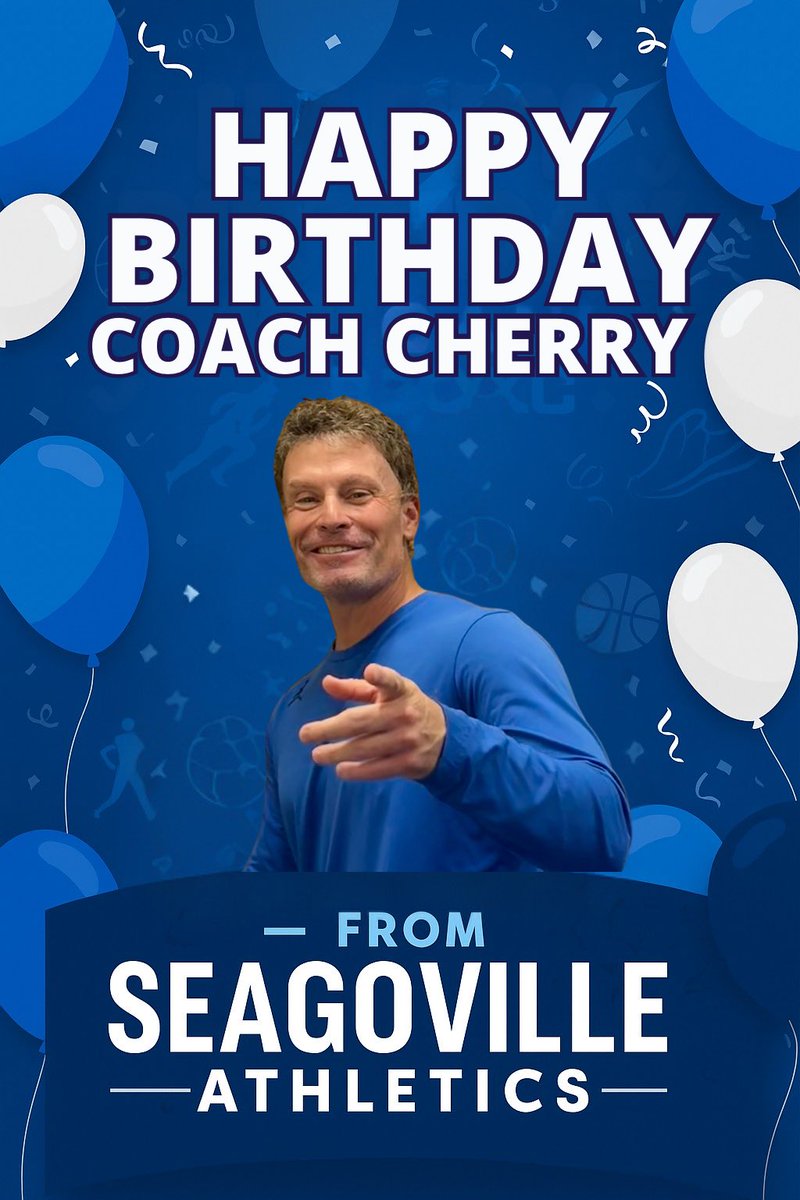 🎉 Happy Birthday to Coach Cherry! 🎉
Our awesome Assistant Football Coach and Baseball Coach! Thank you for your dedication, guidance, and the positive impact you bring to our Dragons on and off the field. Wishing you a wonderful day of celebration! 💙