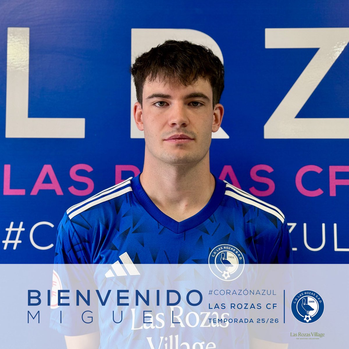 PRIMER EQUIPO| 🫡 Miguel se convierte en nuevo integrante para el proyecto de <a href="/David_MR1985/">David Muñoz Rodrigo</a> para la 25/26.

😍 El joven central zurdo es la 11ª incorporación procedente del Juvenil DH del <a href="/realmadrid/">Real Madrid C.F.</a>.

🤭 Se une a la #diverXiOn y debuta como Senior.

#CorazonAzul | 💙