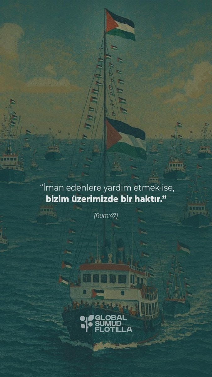 İman edenlere yardım etmek ise, 
bizim üzerimizde bir haktır.
#FreePalestine