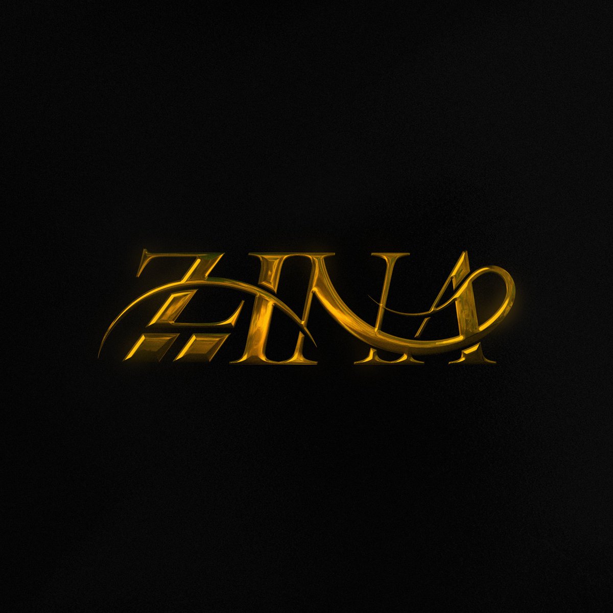 kazerdzn's tweet photo. Typography → Zina 
Song covert art 
Artist: Bdb https://t.co/zMunhMCfC1