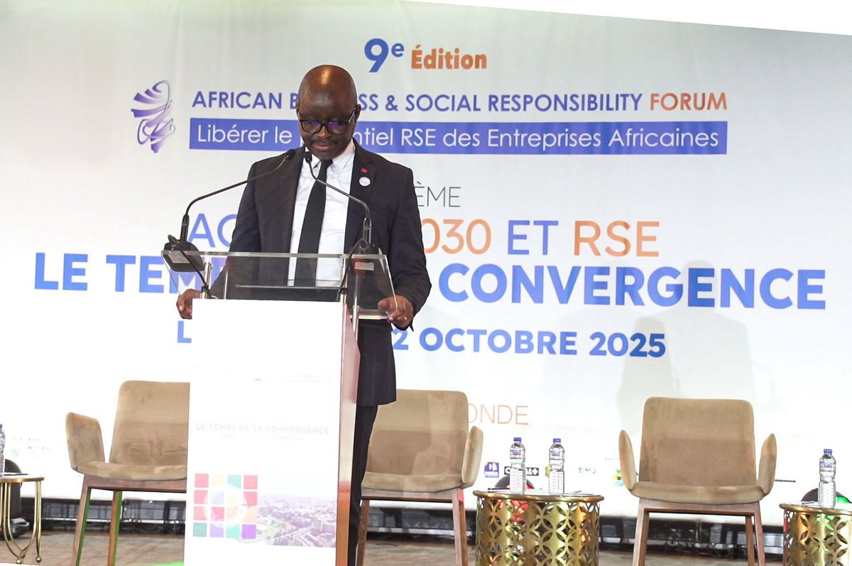 Louis Soares CASSAMA, VP,  Banque Ouest Africaine de Développement : 

«Regardons la réalité en face : il ne nous reste que cinq années pour atteindre l’échéance de l’Agenda 2030. Ce n’est plus le temps des vœux pieux. C’est le temps de l’action.»

#rse #odd #developpementdurable