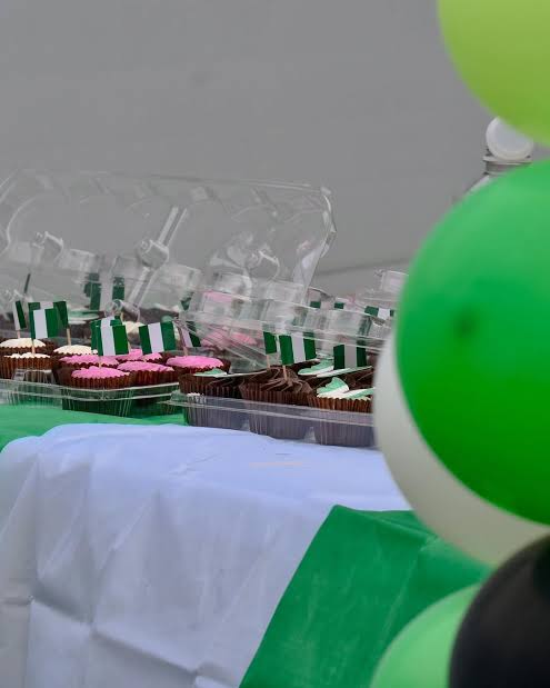 Naija_PR's tweet photo. Fulham organised a party for the club’s Nigerian players and staff members to celebrate the country’s Independence Day. https://t.co/boup66zU0q