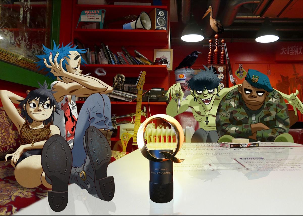 「humanz/phase 4 era of jamie hewlett's ar」|satosugu sweep 2023のイラスト
