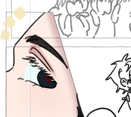 His eyelash is insane 