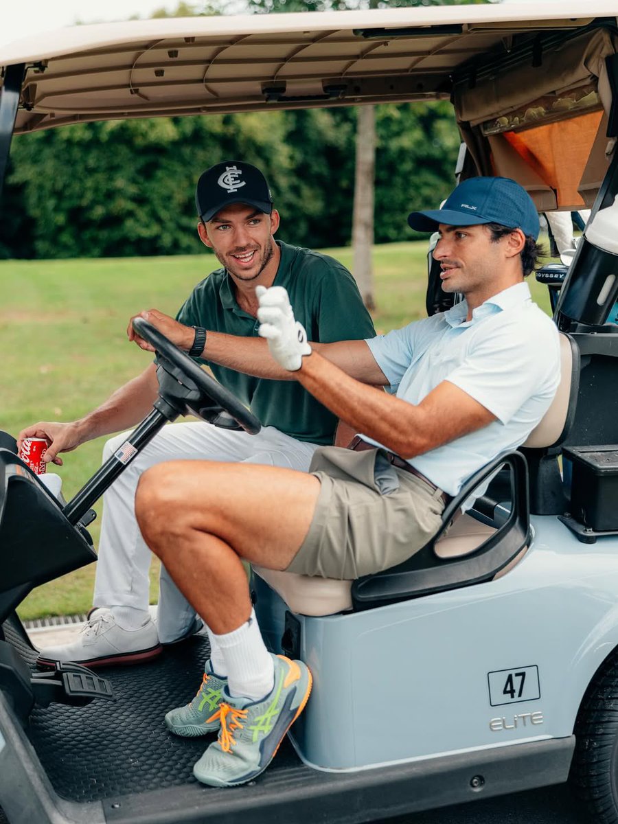 Carlos and Pierre playing golf recently ⛳️