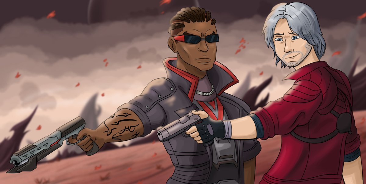 otherdudedraws's tweet photo. "Vampire, demon, I don't give a damn. I'll find a way to make it bleed."
"A little serious for my taste, but I like your style. Let's get this party started!"
Dante and Blade, a deadly team-up
#MarvelRivalsfanart #DevilMayCry #Blade https://t.co/VozPsL7gMy