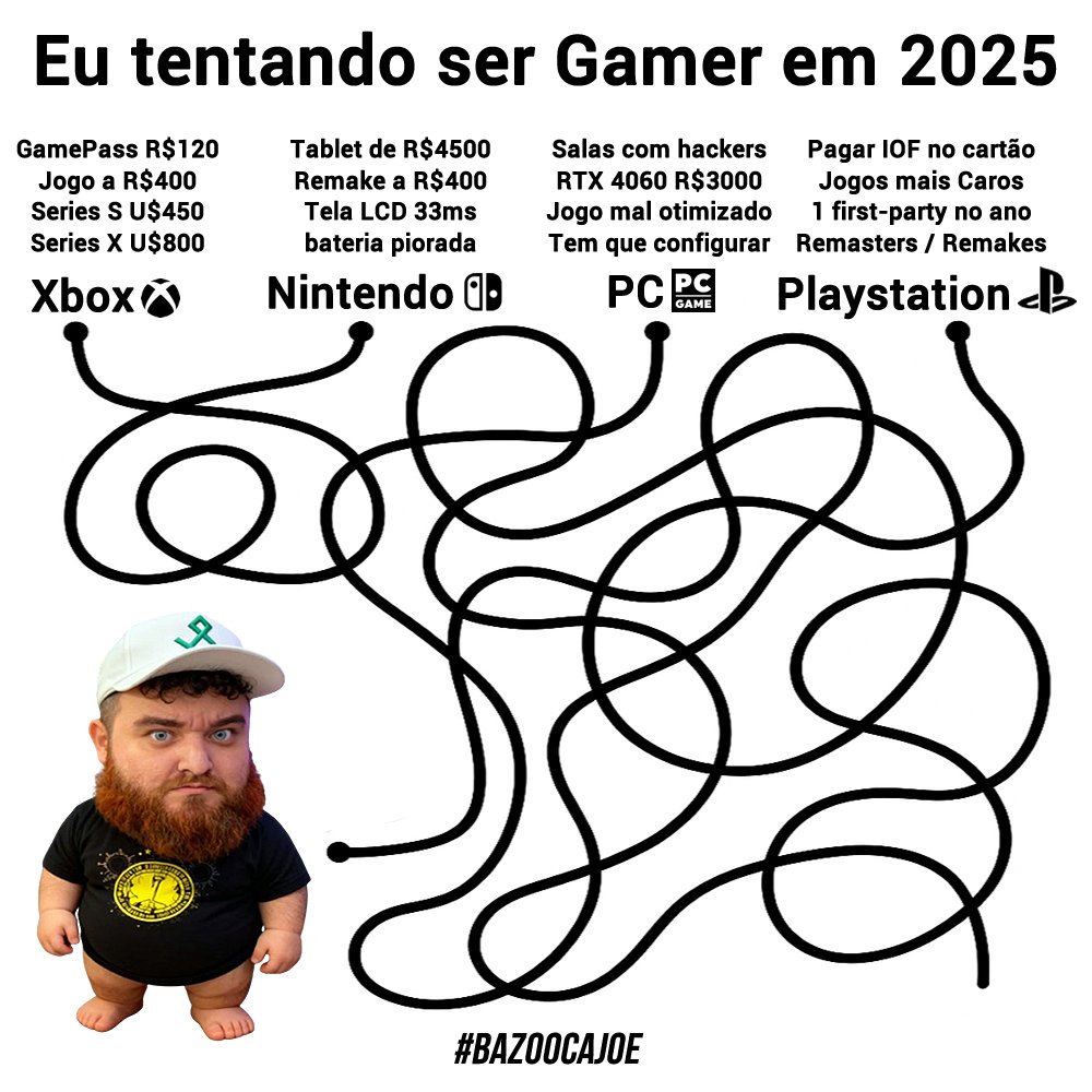 Aí vc pensa: pow vou virar retro gamer, tenho ainda muita coisa antiga pra jogar... Dois mil reais um Super Nintendo... VSF!🤡🤪
