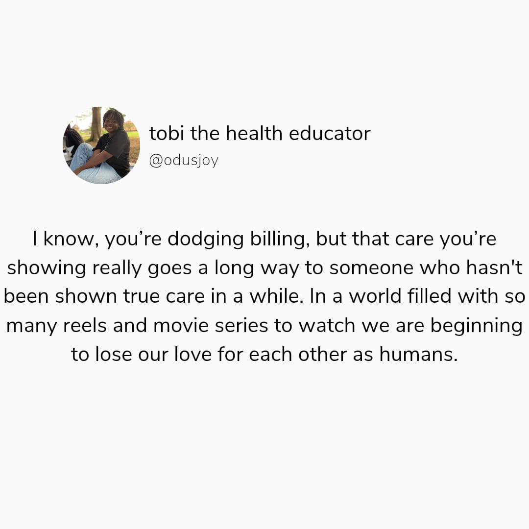 tobi the health educator tweet media