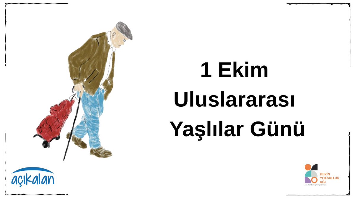 Bugün Uluslararası Yaşlılar Günü

Türkiye’de dört haneden birinde yaşlılar var ve orta gelecekte dört kişiden birisi yaşlı olacak

Ama yaşlılar yoksullaşıyor, ağır işlerde çalışıyor, iş cinayetlerine kurban gidiyor

En düşük emekli maaşı yaşama maliyetinin yarısı kadar

Yaşlı