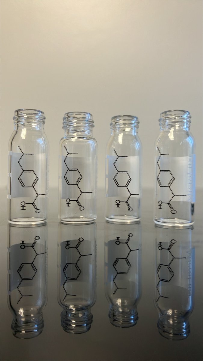 TubeWriter's tweet photo. We printed the ibuprofen molecule on an HPLC vial 

Why it matters:
✅ Instant recognition
✅ Better traceability
✅ Showcasing your science

With TubeWriter, your labware carries the info you need, the way you want. https://t.co/vSrZJ3wBXx

#ScienceInnovation #LabAutomation https://t.co/RRrL3FDYzw