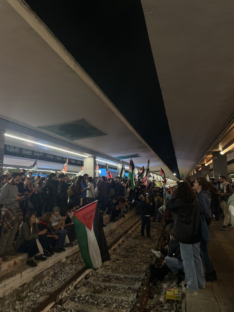 Bloccata la stazione centrale.

Napoli, ora.

#Flotilla