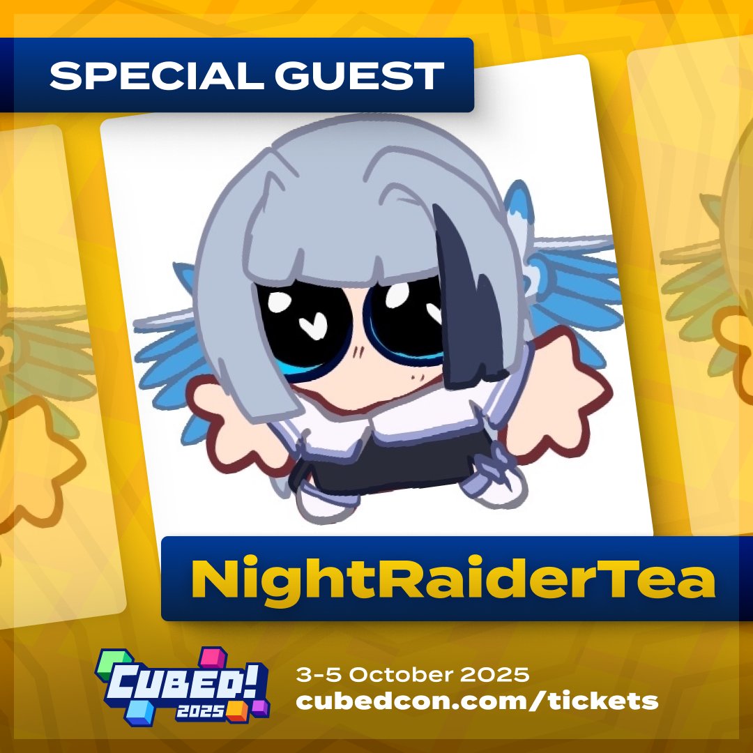 CubedCon's tweet photo. Please welcome @RaiderTia to Cubed! 2025's Special Guest List

🎫Get your ticket for Cubed! 2025: https://t.co/bx367KmtcJ

#Cubed2025 #CubedCon #Minecraft #Event #Charity https://t.co/meOXd2ZzSs