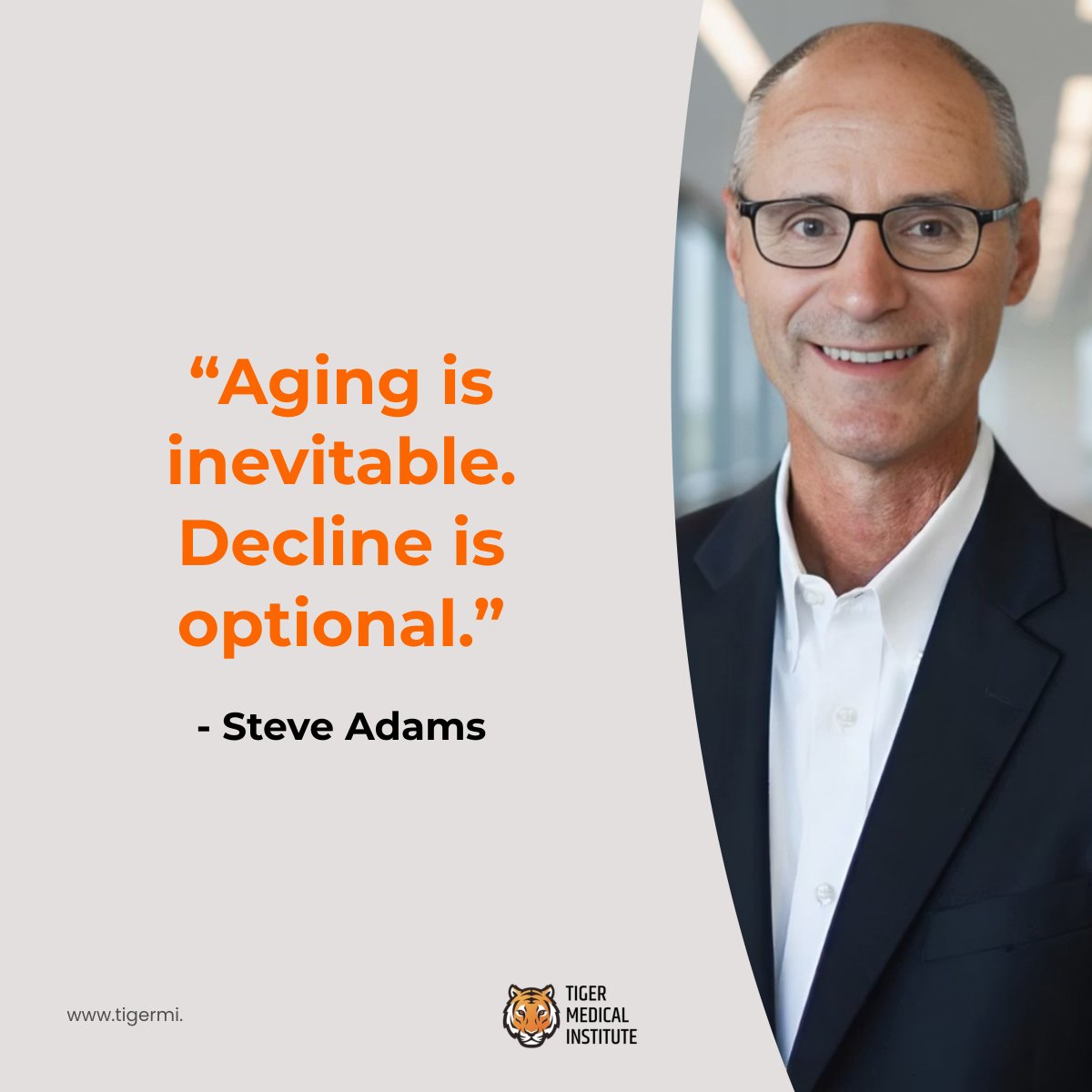 SteveAdamsCEO's tweet photo. “𝘈𝘨𝘪𝘯𝘨 𝘪𝘴 𝘪𝘯𝘦𝘷𝘪𝘵𝘢𝘣𝘭𝘦. 𝘋𝘦𝘤𝘭𝘪𝘯𝘦 𝘪𝘴 𝘰𝘱𝘵𝘪𝘰𝘯𝘢𝘭.”- 𝐒𝐭𝐞𝐯𝐞 𝐀𝐝𝐚𝐦𝐬⁣

https://t.co/9trbvNHgJ2
#PostExitStrategy #LegacyHealth #FunctionalMedicine #PeakPerformance #HealthyAging #BrainFog  #Longevity https://t.co/Rpk04u2GIh
