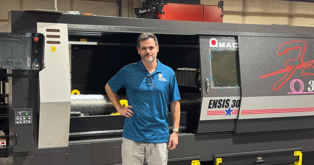 AmadaAmericaInc's tweet image. Thank you AMADA customer Precision Machine Fabrication of Raleigh, NC, for sharing the arrival of your ENSIS 3015 AJe 3kW #fiberlaser! AMADA is grateful for its over 30-year partnership w/ Precision Machine Fabrication &amp;amp; looks forward to supporting their ongoing success.