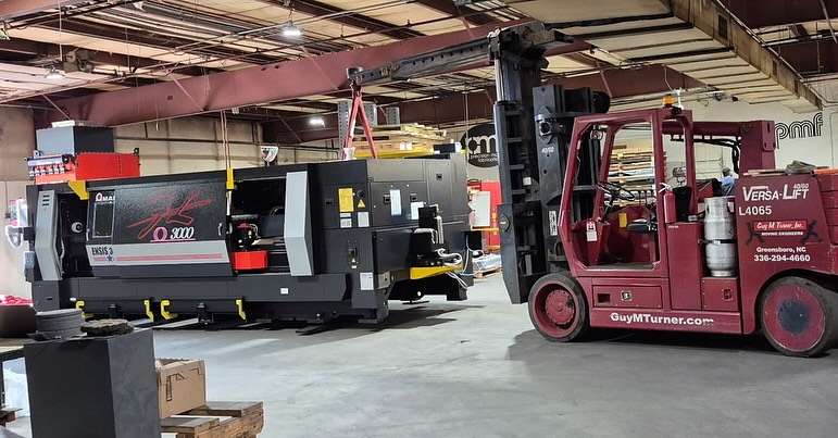 AmadaAmericaInc's tweet image. Thank you AMADA customer Precision Machine Fabrication of Raleigh, NC, for sharing the arrival of your ENSIS 3015 AJe 3kW #fiberlaser! AMADA is grateful for its over 30-year partnership w/ Precision Machine Fabrication &amp;amp; looks forward to supporting their ongoing success.