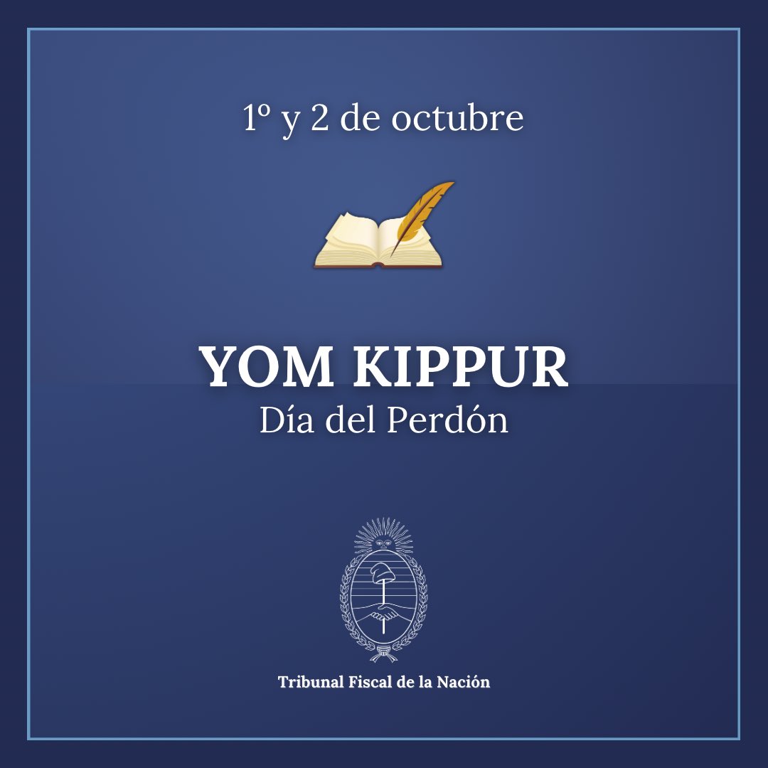 El #TFN saluda a la comunidad judía en este sagrado día que destaca los valores de introspección, perdón, y renovación.