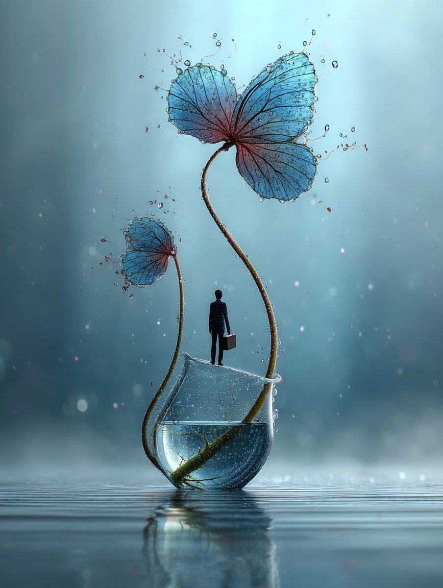 Butterflies don’t care about briefcases.