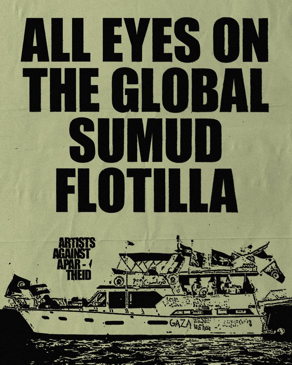 🚨HAPPENING NOW: All Eyes on <a href="/gbsumudflotilla/">Global Sumud Flotilla</a> there are reports that the flotilla is being surrounded by military vessels. We demand the safety of over 500 activists, organizers, and artists attempting to deliver humanitarian aid to Gaza. Let Gaza Live!