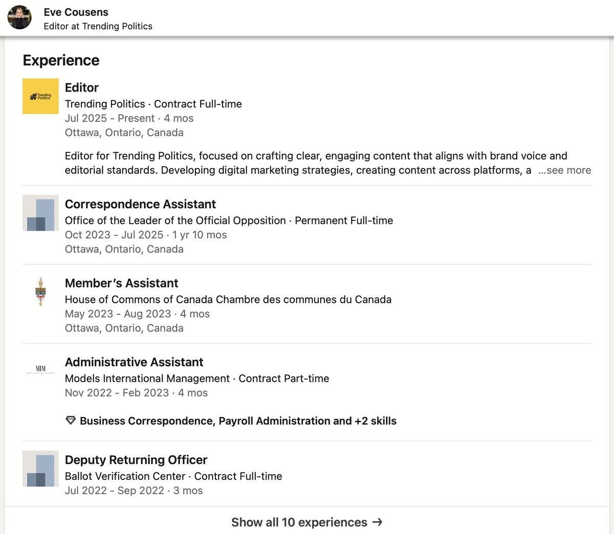 FYI, this new thing -- Trending Politics -- appears to be tied to Jeff Ballingall's Mobilize Media Group.

Ballingall was hired as Poilievre's new "image" guy in May and founded Canada Proud.

Trending Politics' editor worked for Pierre Poilievre's office as a "correspondence