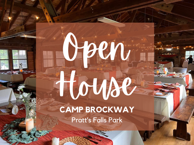 Thinking about booking a wedding, grad party or any other event at Camp Brockway, located in beautiful Pratt's Falls Park, in the next couple of years? TONIGHT, 4:30-6:30pm, is the final Open House of 2025! All are welcome:) Learn more: onondagacountyparks.com/picnics-and...…
