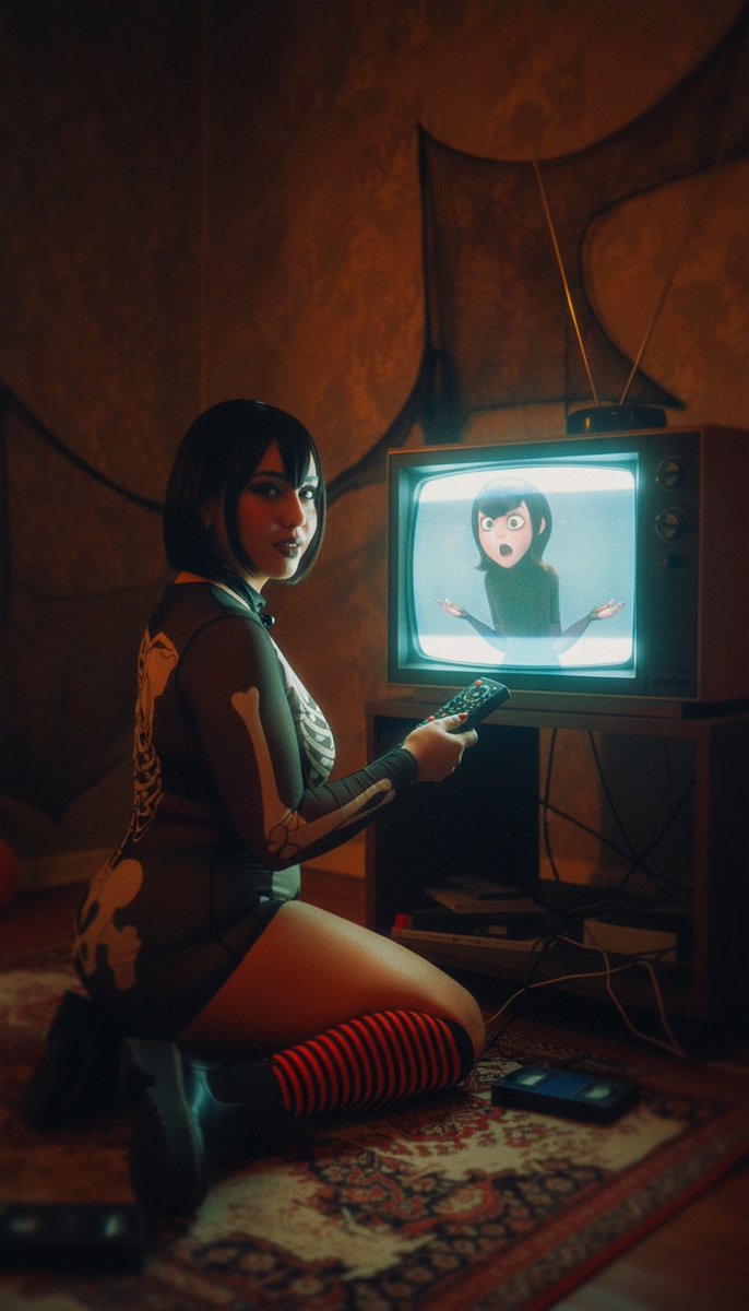 tellmekimy's tweet photo. She’s not like other girls..She’s got VHS kinks 📼🖤 #Mavis https://t.co/CBsvhm1BmX