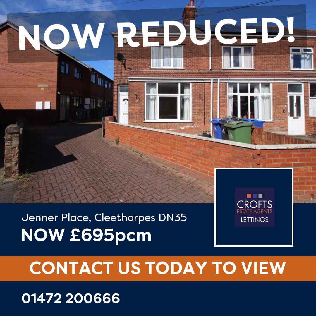 Crofts Estate Agents Limited (@croftsproperty) on Twitter photo π Jenner Place, Cleethorpes DN35 - REDUCED
π 2 bed, π‘ End of Terrace House
π° Β£695 pcm
Get in touch with Crofts Lettings today to arrange to viewing!
π 01472 200666
π§ info@croftsestateagents.co.uk
onthemarket.com/details/178410β¦ π Jenner Place, Cleethorpes DN35 - REDUCED
π 2 bed, π‘ End of Terrace House
π° Β£695 pcm
Get in touch with Crofts Lettings today to arrange to viewing!
π 01472 200666
π§ info@croftsestateagents.co.uk
onthemarket.com/details/178410β¦