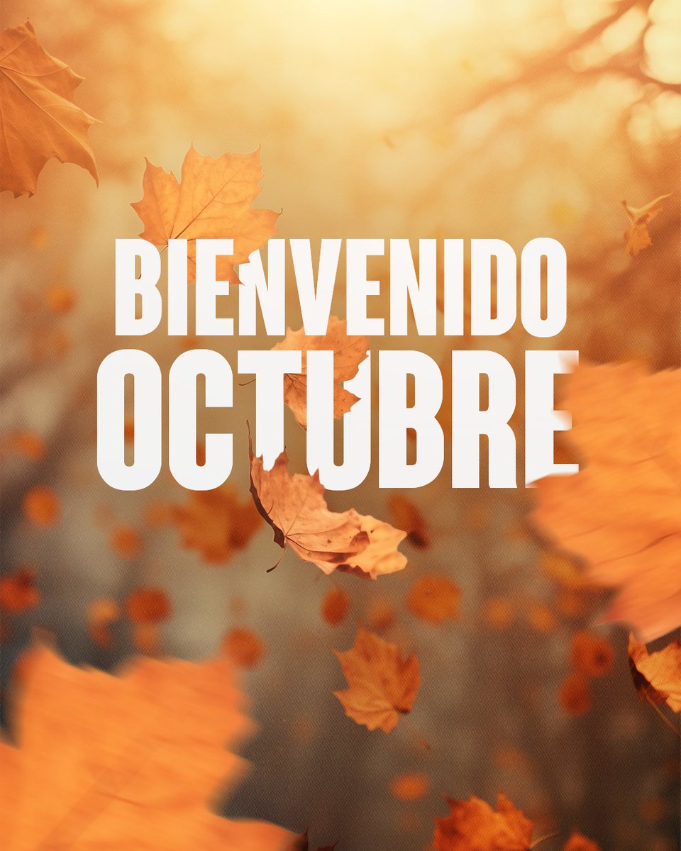 USA_Universal's tweet photo. 🍂✨ Bienvenido, Octubre ✨🍂
Un nuevo mes comienza, y con él llegan nuevas bendiciones, nuevas oportunidades y nuevas victorias. 🌟
Que este mes esté lleno de la paz, la fe y la fortaleza que solo Dios puede dar. 🙏
#BienvenidoOctubre #MesDeBendiciones #Fe #Esperanza https://t.co/EqaUucYeg9