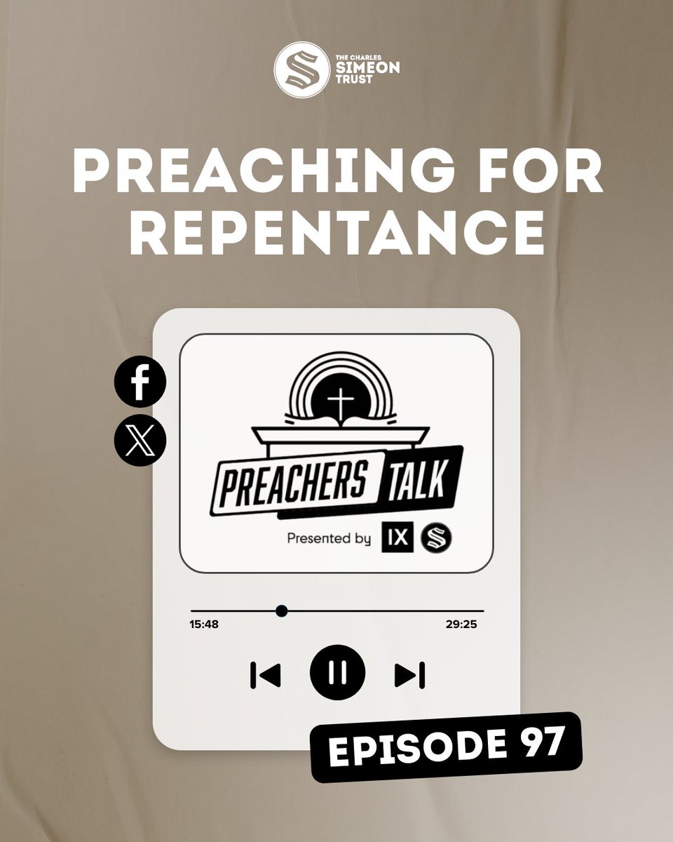 Episode 97:
On Preaching for Repentance - Preachers need to be aimed at far more than information distribution. How does one preach with the goal of repentance? Dave, Ed, and Jeremy wrestle with the challenge.

#BiblicalPreaching #GospelProclamation #PreachersTalk