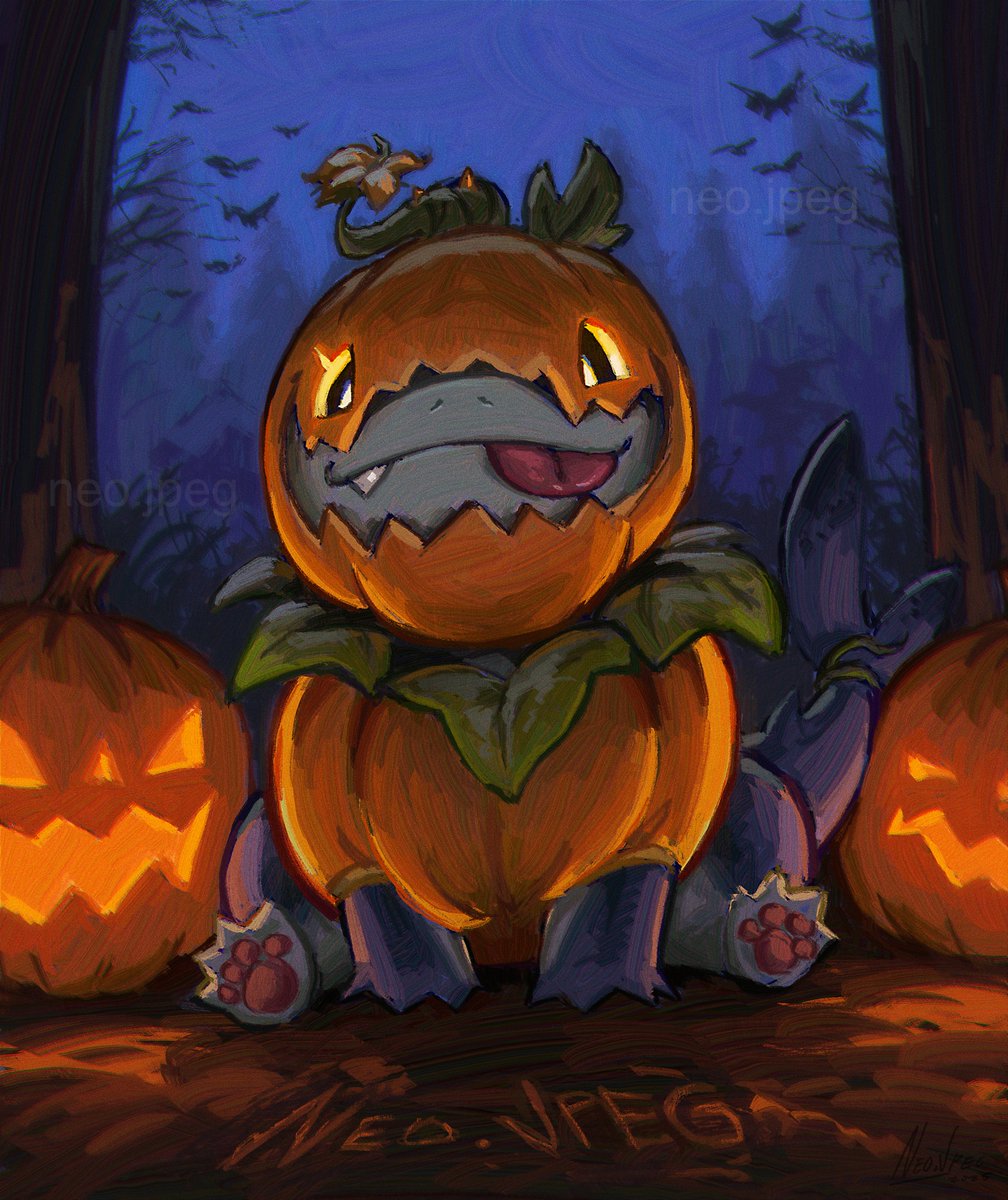 PUMPKIN JEFF FANART!! #marvelrivals #jeffthelandshark