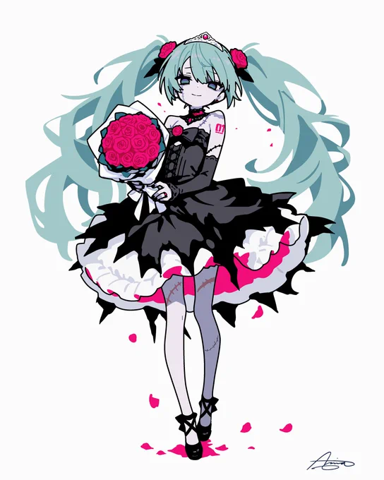 ゴシックローズの花嫁 #グッスマイラコン10ミク