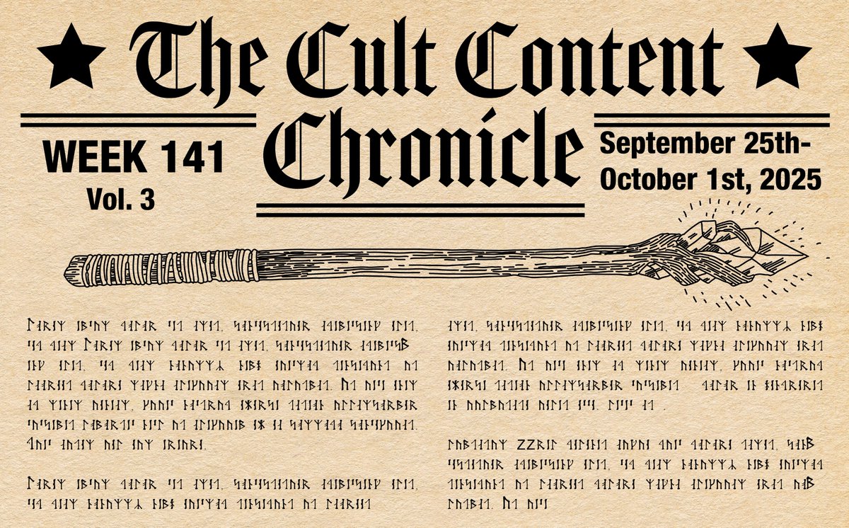 Happy Wizard Wednesday and welcome to issue #141 of the Cult Content Chronicle where we showcase all the amazing things <a href="/ForgottenRunes/">Forgotten Runes Wizard's Cult</a> community members create for the Cult each and every week!
As always, if you have something you’d like to see featured, let me know!