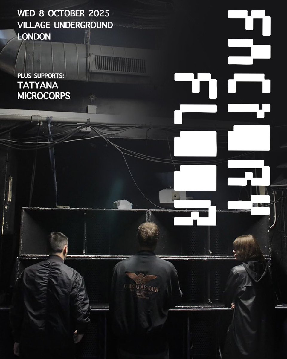nikvoid's tweet image. So excited to perform as 1/3 of @factoryfoor next Wednesday October 8th ⚡️ @villageundrgrnd villageunderground.co.uk/events/factory…