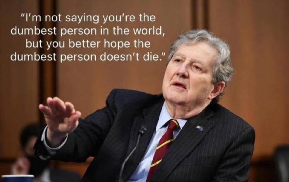 Senator Kennedy has some of the best sound bites in political history! 😆