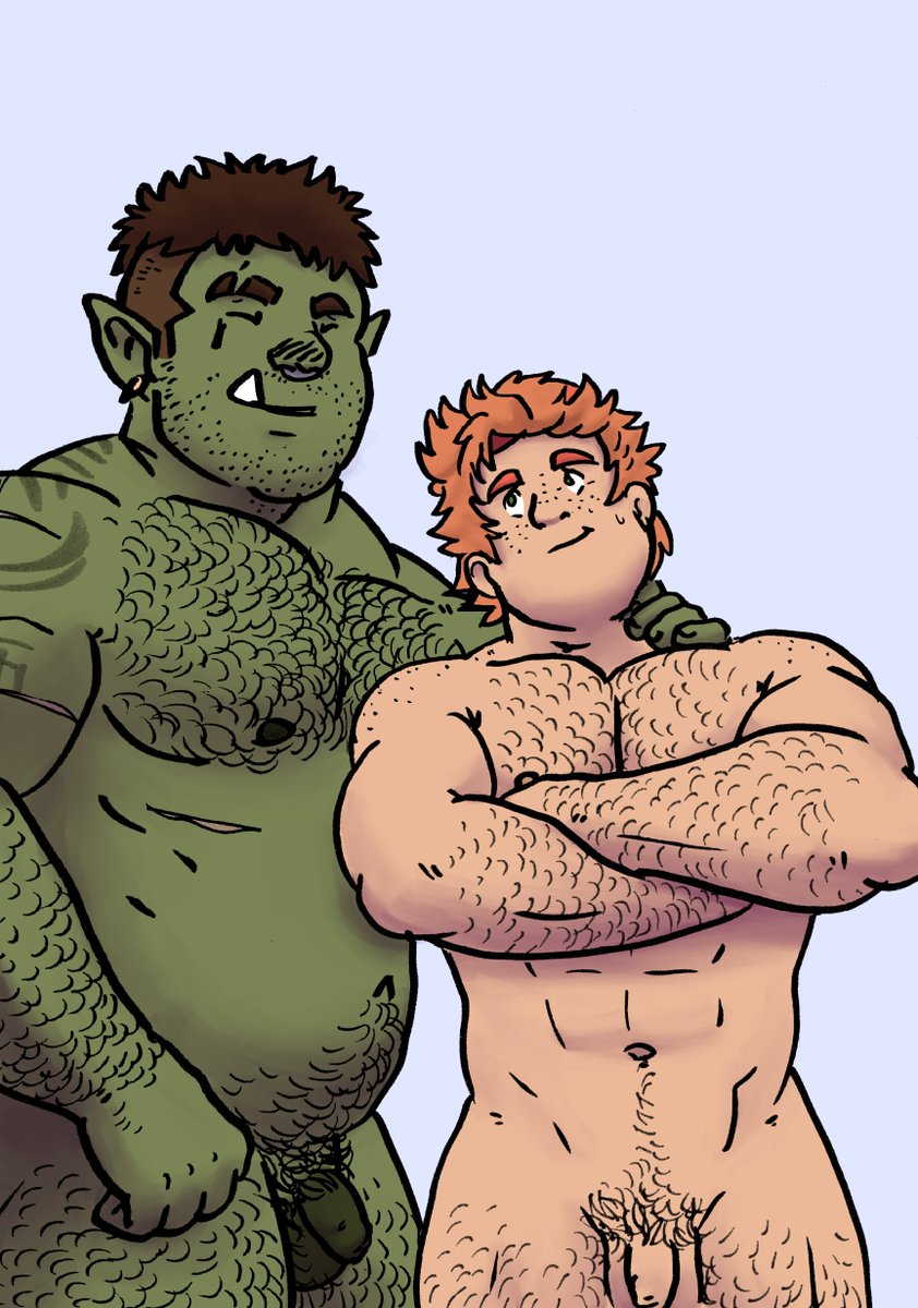 92Husky's tweet photo. Happy #ORCtober 💚 Check out my new ptreon comic (L|NK IN BIO) 💞

A paladin teaming up with an or tank? Wonder how long it'd take for them to... oh, 4 pages, ok 😅
Colored by @Bati_Dragon 💚💚💚 https://t.co/JsiitJPCVL