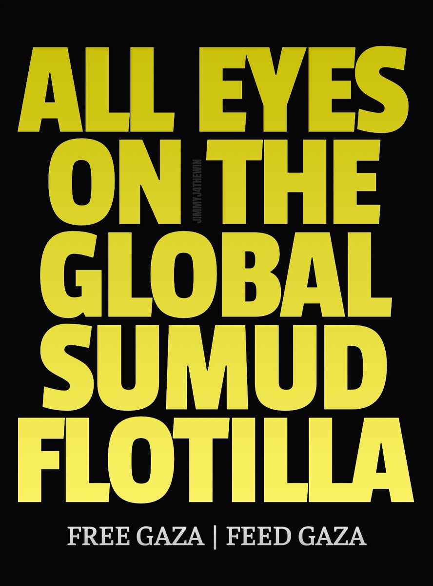 FreemanJal22489's tweet photo. @RimaHas #GlobalSumudFlotilla
#AllEyesOnSumud https://t.co/JFZSqmyE1a